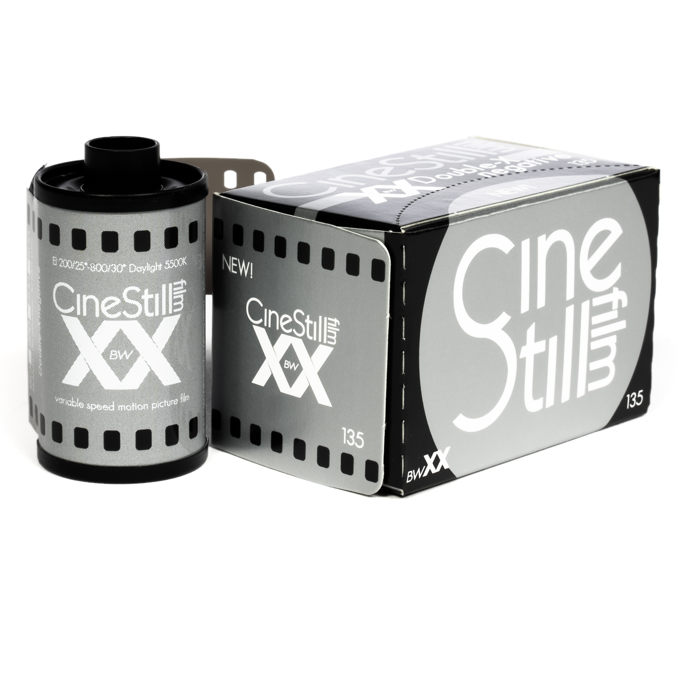 CineStill BwXX (Double-X) Black and White Negative Film, ISO 250 35mm 36 exp